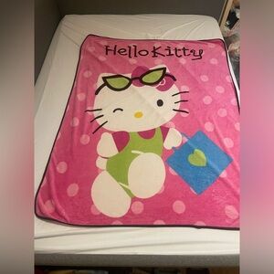 Hello Kitty Fuzzy Blanket